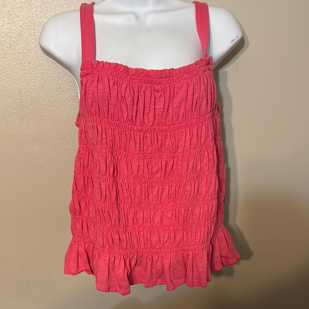 NWT Women universal thread Pink Ruched Sleeveless Top size XXL